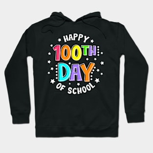 100Th Day Of School Teacher Kids Child Happy 100 Days Groovy Hoodie